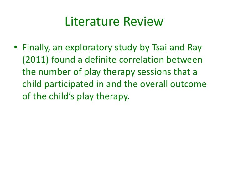 Play literature review
