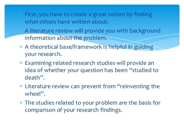 5 tips to write a great literature review