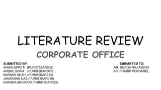Literature review | PPT