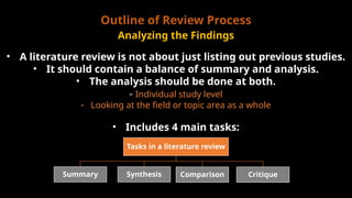 Comprehensive Guide to Conducting Effective Literature Reviews in ...