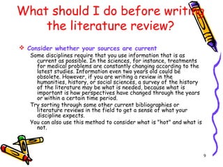 Literature review (1) | PPT