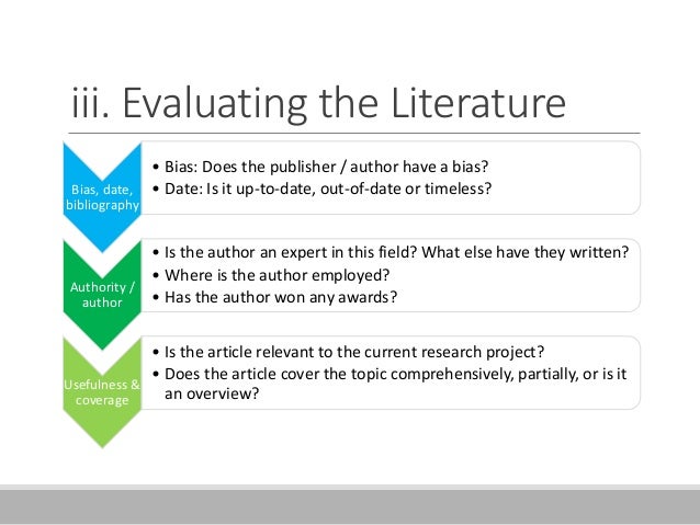 Literature review in project report image