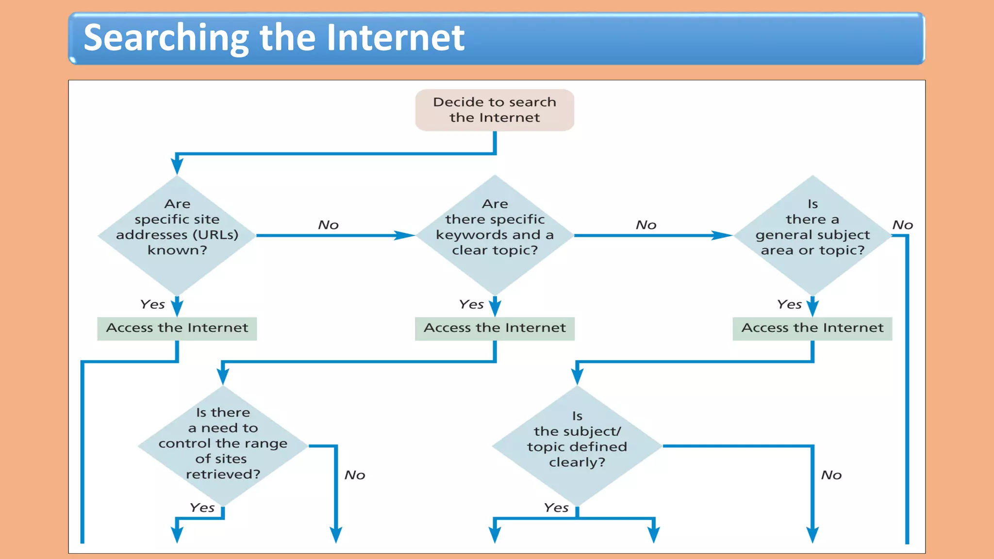 Searching the Internet
 