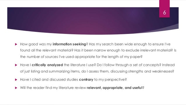 Types of literature review picture