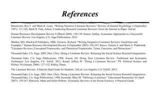 Literature Review in Social Science | PDF