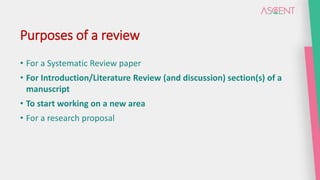 Literature review in social sciences | PDF