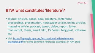 Literature review in social sciences | PDF