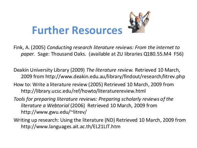 How to make preliminary literature review image