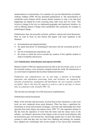 Literature Review Of Globalization Yanxing Doc | DOC