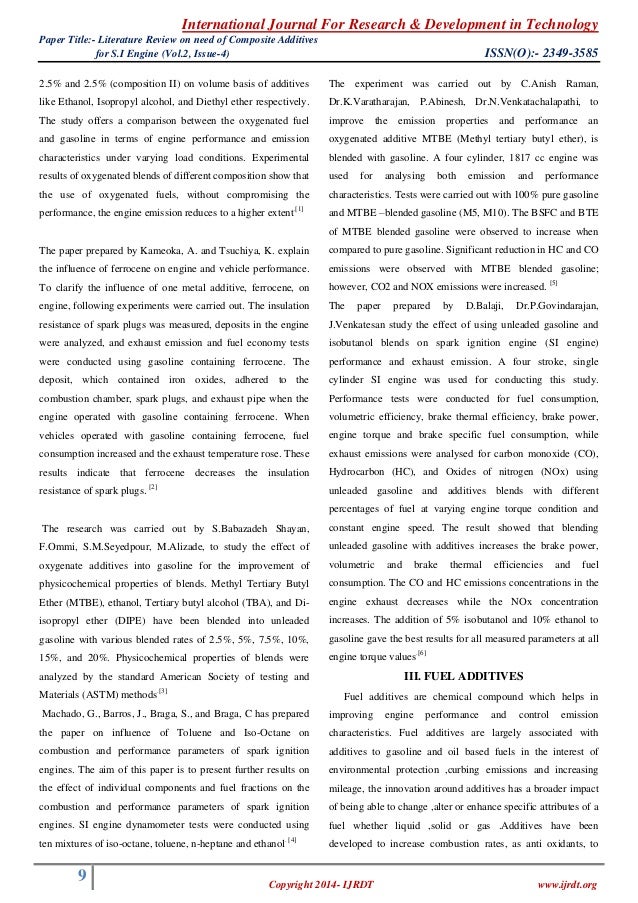 Alternative fuel research paper