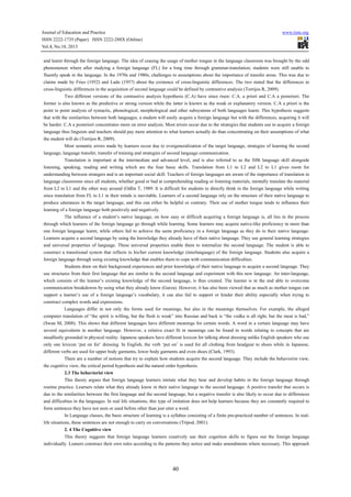 Literature review on the role of mother tongue in learning and teaching ...