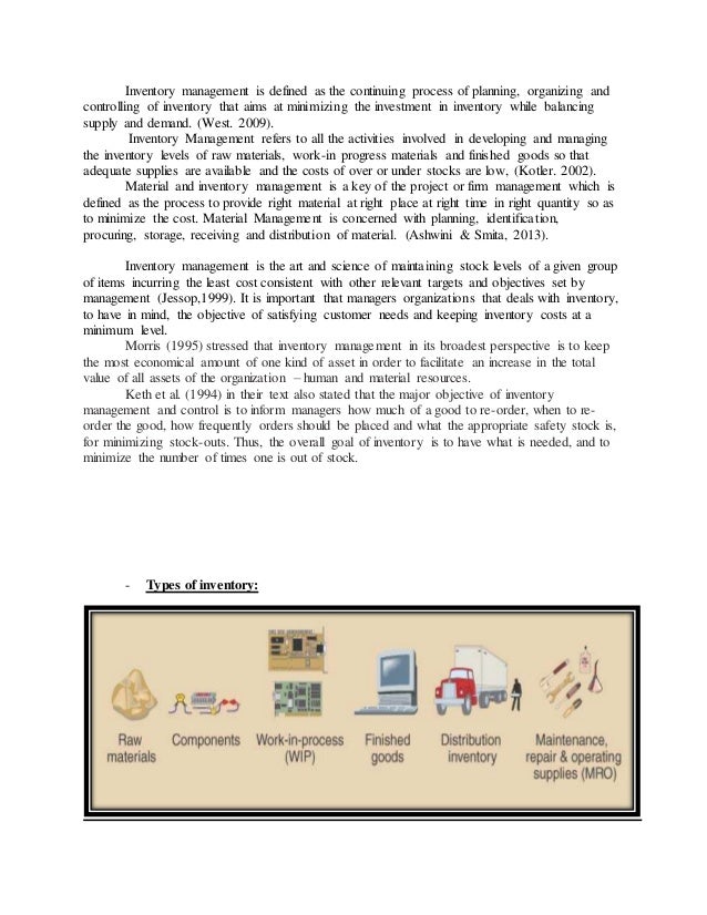 Supply chain management essay