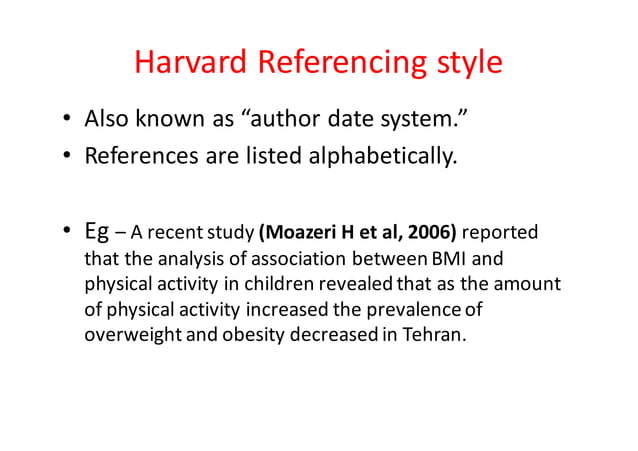 literature review of referencing