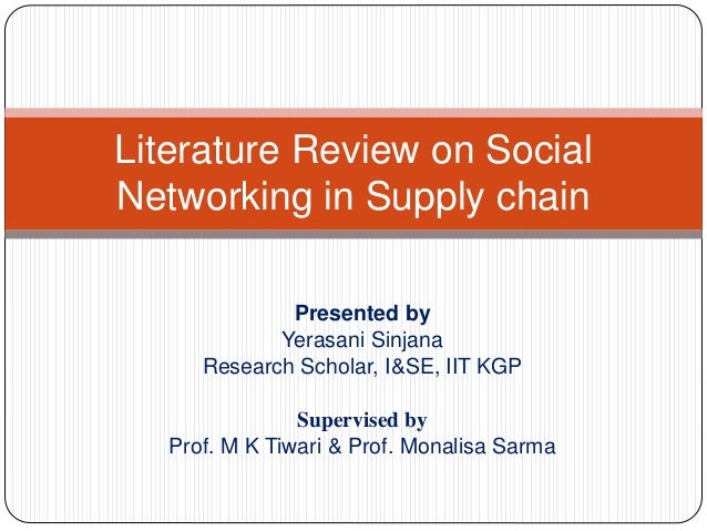 Social networking literature review