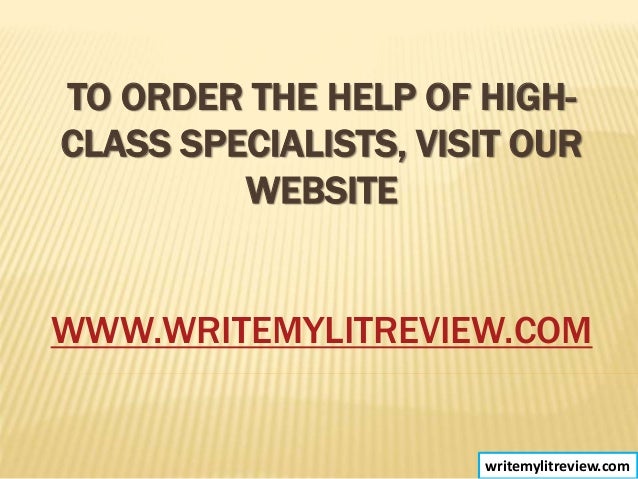 Literature review template image