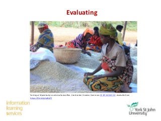 Evaluating
Sorting at Mpemba by counterculturecoffee. Used under Creative Commons CC BY-NC-ND 2.0. Available from
https://flic.kr/p/cpBpTC
 