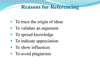 Literature search, referencing | PPTX