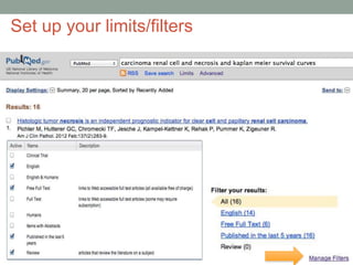 Set up your limits/filters
 