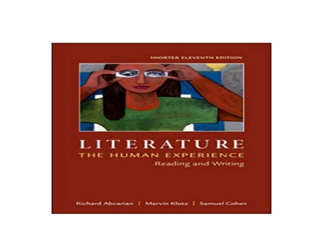 literature the human experience shorter 12th edition pdf download