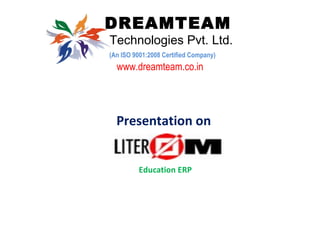 Literom LITEROM: ERP Software for Education Industry | PPT