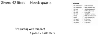 liters to quarts conversion.pptx