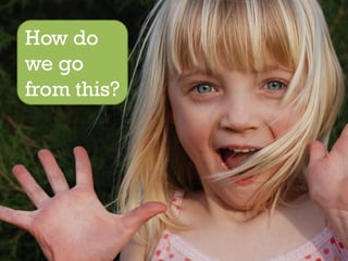 How do
we go
from this?
 