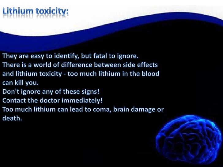 How much lithium is in the world overdose