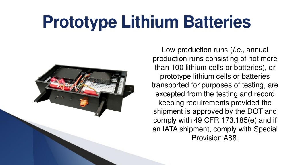 Shipping Lithium Batteries by Ground and Air