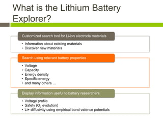 The Lithium Battery Explorer Part 1 - Introduction to Lithium-ion ...