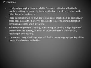 Lithium Battery Fires for the general public PPTX