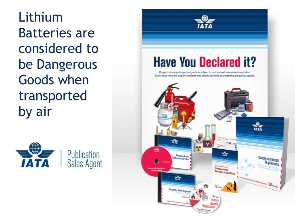 Transporting Lithium batteries by air What you need to know