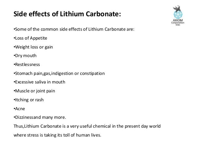 Lithium Side Effects Libido