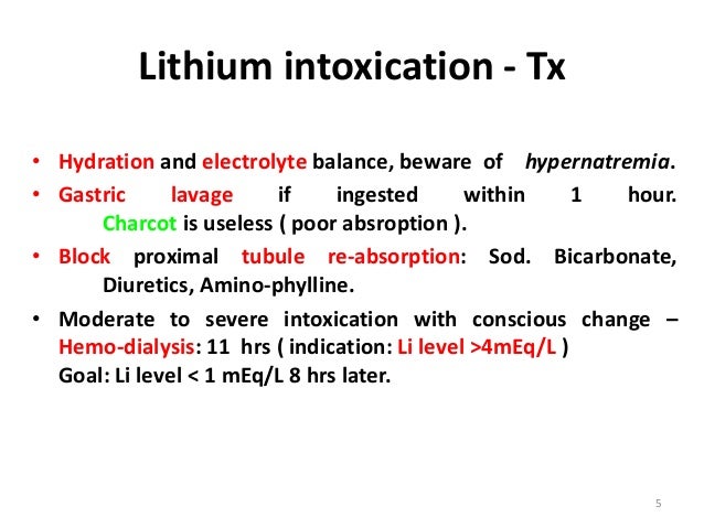 antidote for lithium antidote for lithium