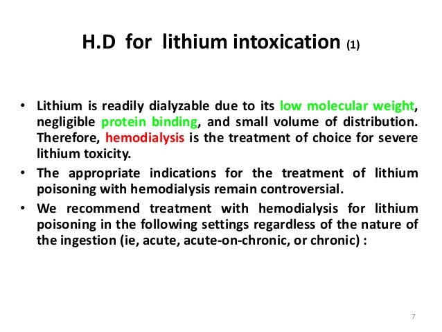 lithium antidote lithium antidote