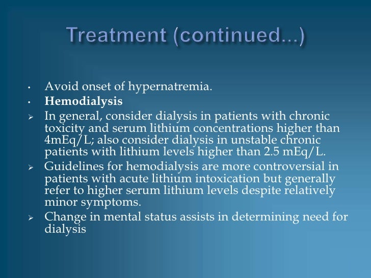 Symptoms That Eskalith Treats