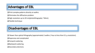 Lithography and Nanolithography | PPTX