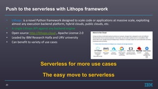 Toward Hybrid Cloud Serverless Transparency with Lithops Framework | PDF