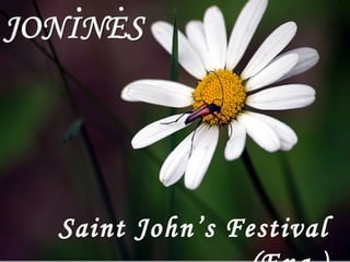 Saint John’s Festival

 