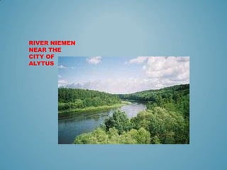 RIVER NIEMEN
NEAR THE
CITY OF
ALYTUS
 