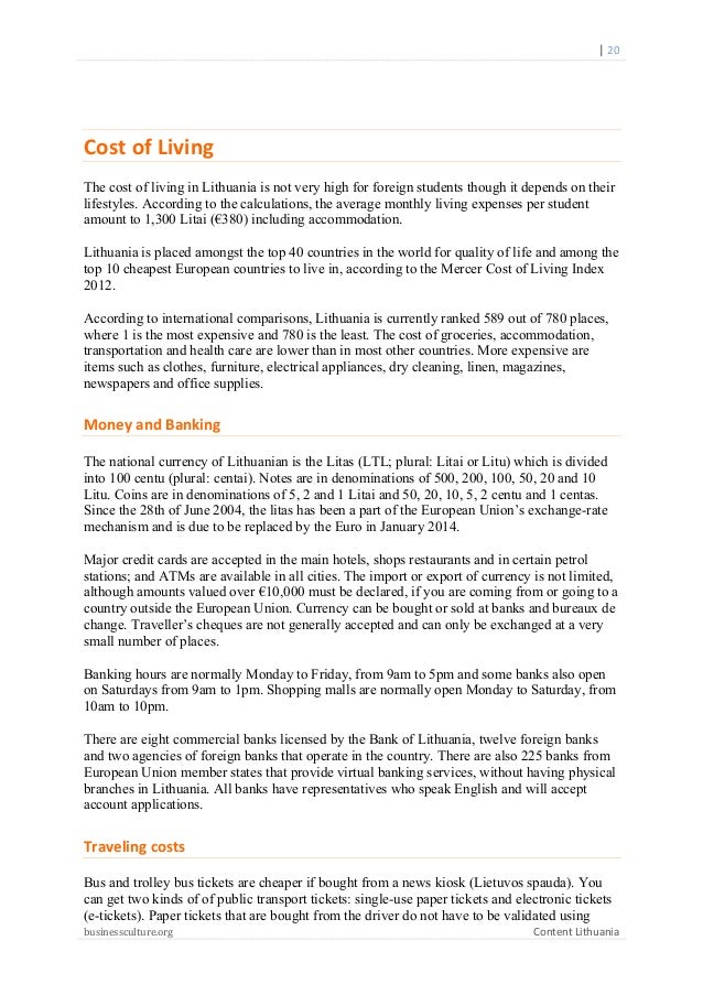 lithuanian business culture guide learn about lithuania lithuania address format