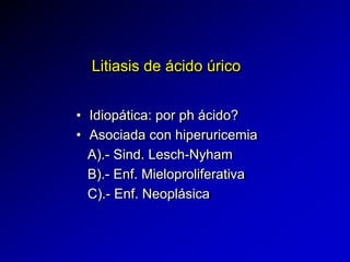 Litiasis Urinaria 1