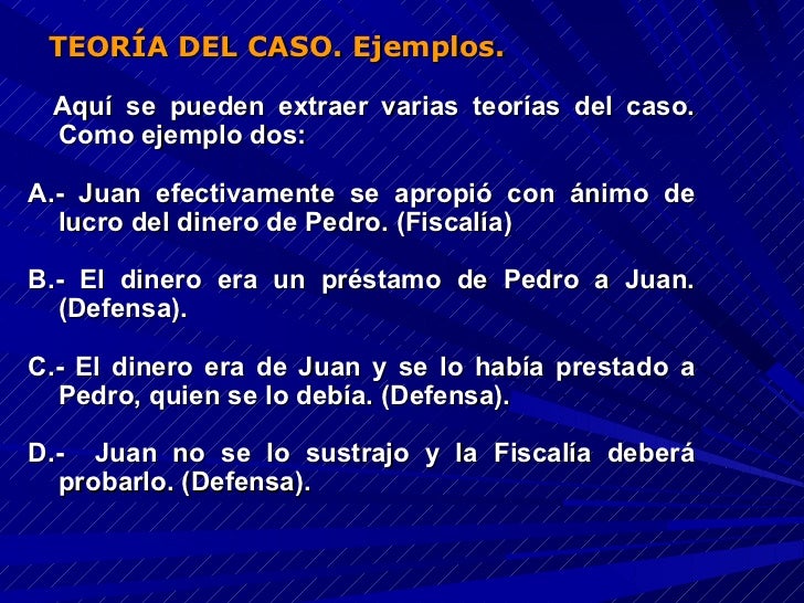 Ejemplo de teoria del caso de homicidio_teoria_online