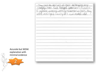 Accurate but WEAK
explanation with
minimal evidence


    2
 