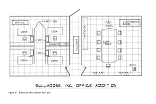 Figure 3.1. Bullmoose office addition floor plan.
 