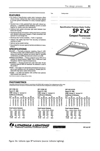 The design process 81
Figure 3.6. Lithonia type SP luminaire (source: Lithonia Lighting).
 