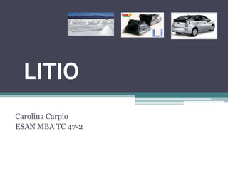 LITIO Carolina Carpio  ESAN MBA TC 47-2 