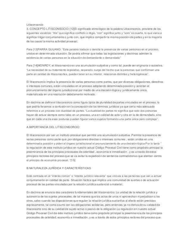 Litisconsorcio significado jurídico Litisconsorcio significado jurídico