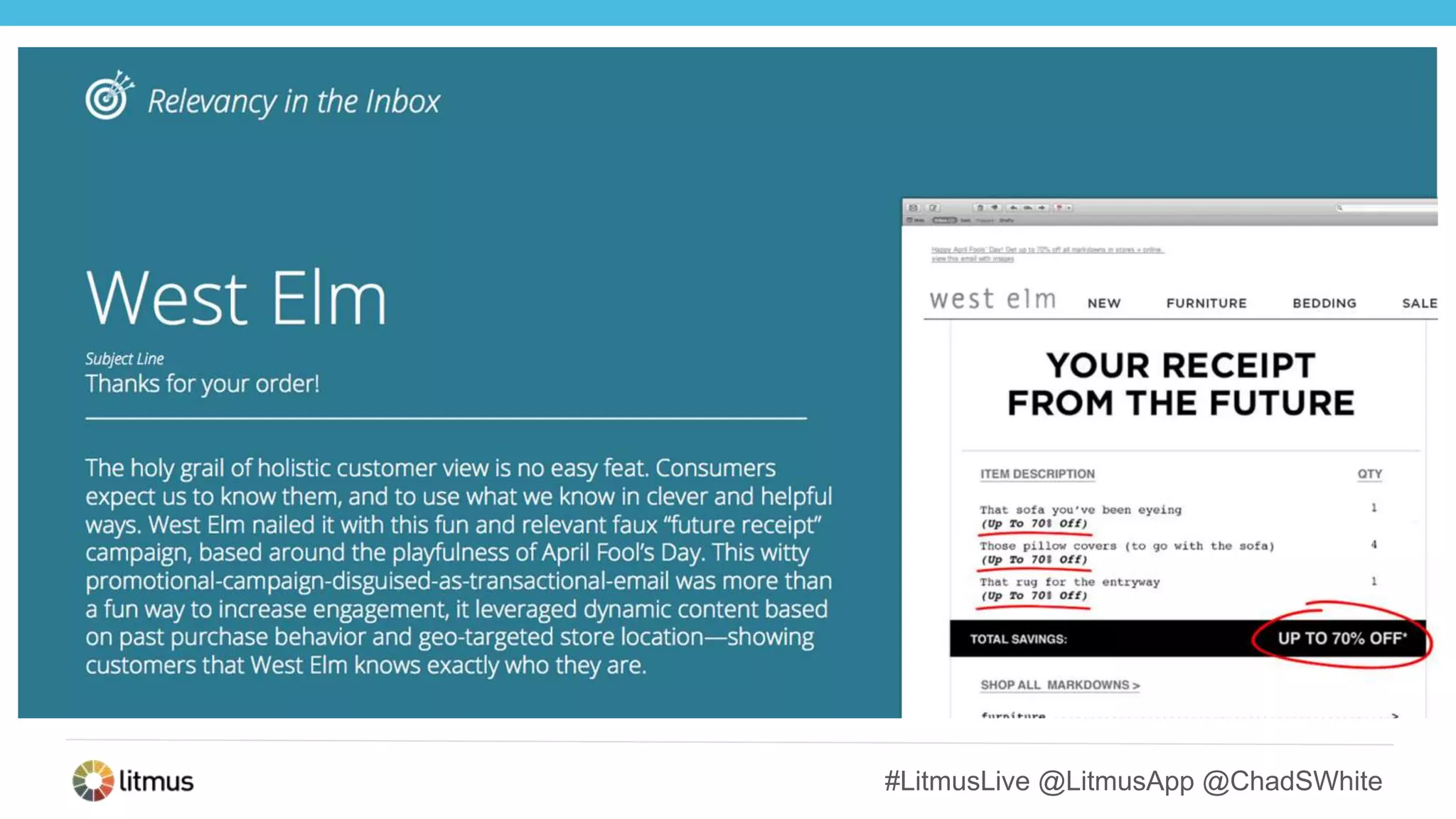 #LitmusLive @LitmusApp @ChadSWhite
 