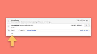 Full Email Not Shown
in Gmail
 