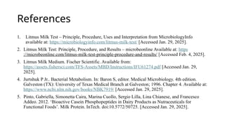 Litmus Milk Test - Biochemical Doc..pptx
